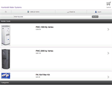 Tablet Screenshot of humboldtwatersystems.com